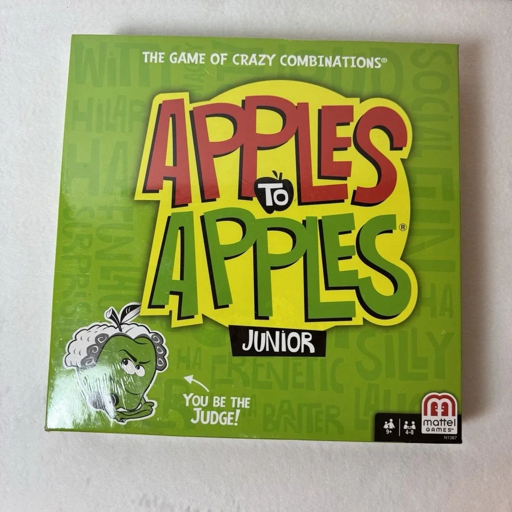 Mattel Apples to Apples Junior The Game of Crazy Comparisons Card Game Kids